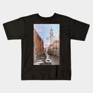 A Side Street In Venice Kids T-Shirt